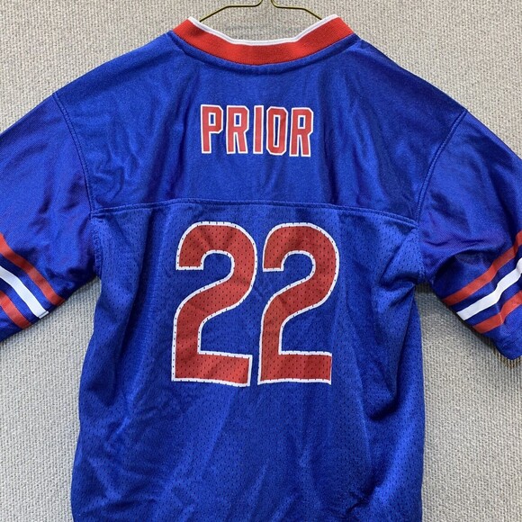 Vintage Chicago Cubs Mark Prior #22 Retro Football Jersey Youth Toddler Size 7 - Picture 8 of 16